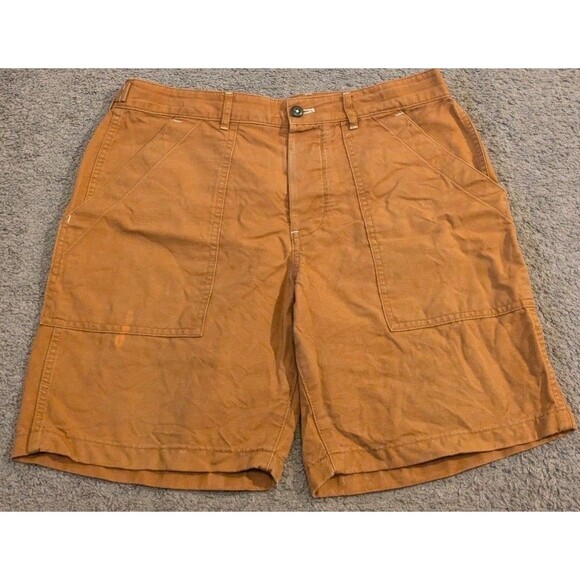 J.Crew 7" Camp Brown Camp Shorts AY197 Men's 33 - Picture 1 of 6